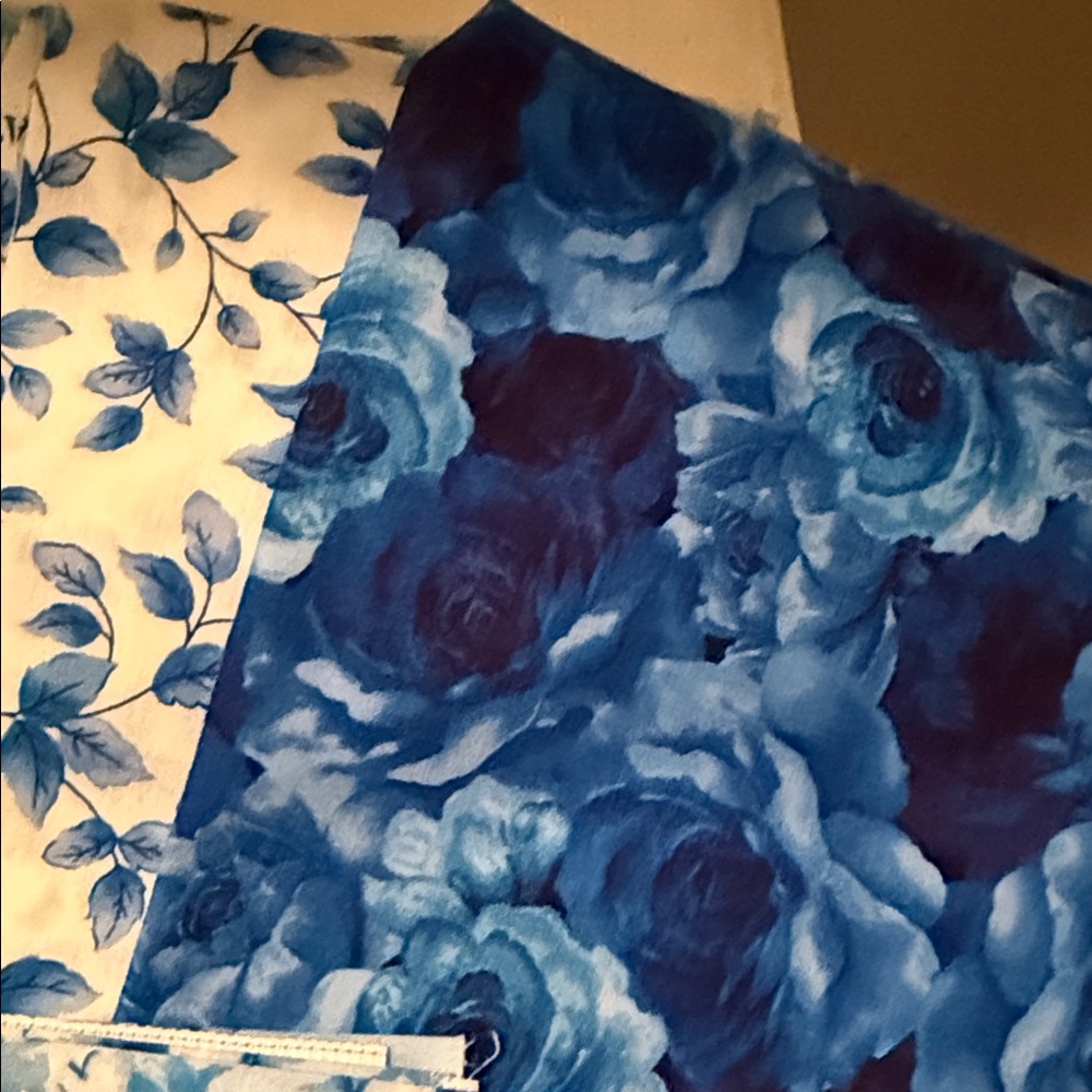 Timeless Treasures Bluebird Blue Blooms Quilt Kit - Blue 79.5” x 98.5” - Picture 8 of 12